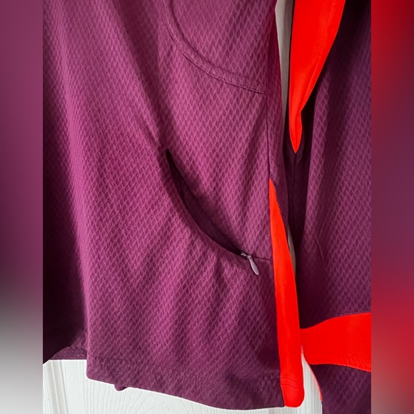 NWT New Fila Running Pullover-Virginia Tech Orange and Maroon colors - Picture 6 of 6